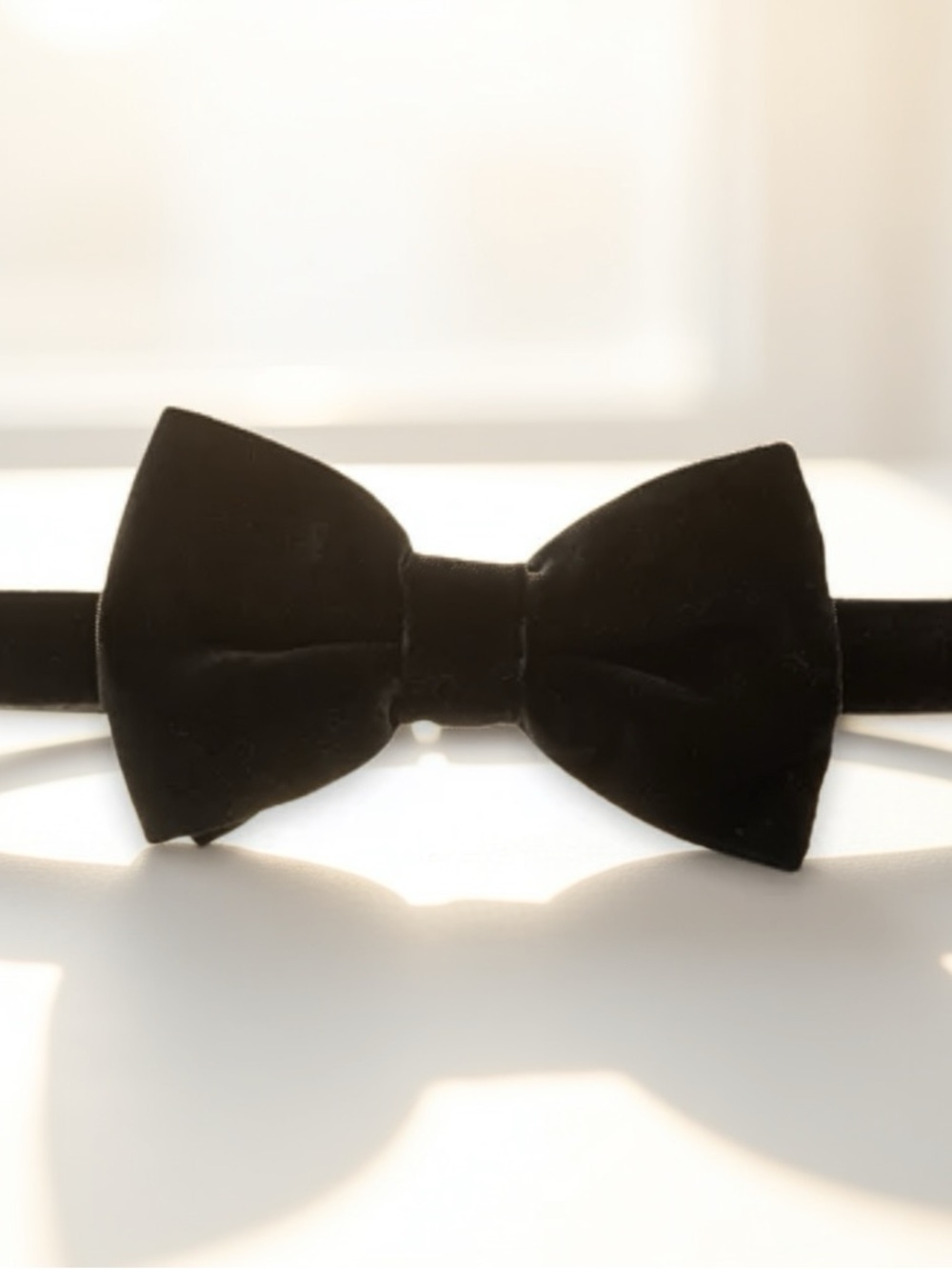 Eton Black Velvet Bow Tie